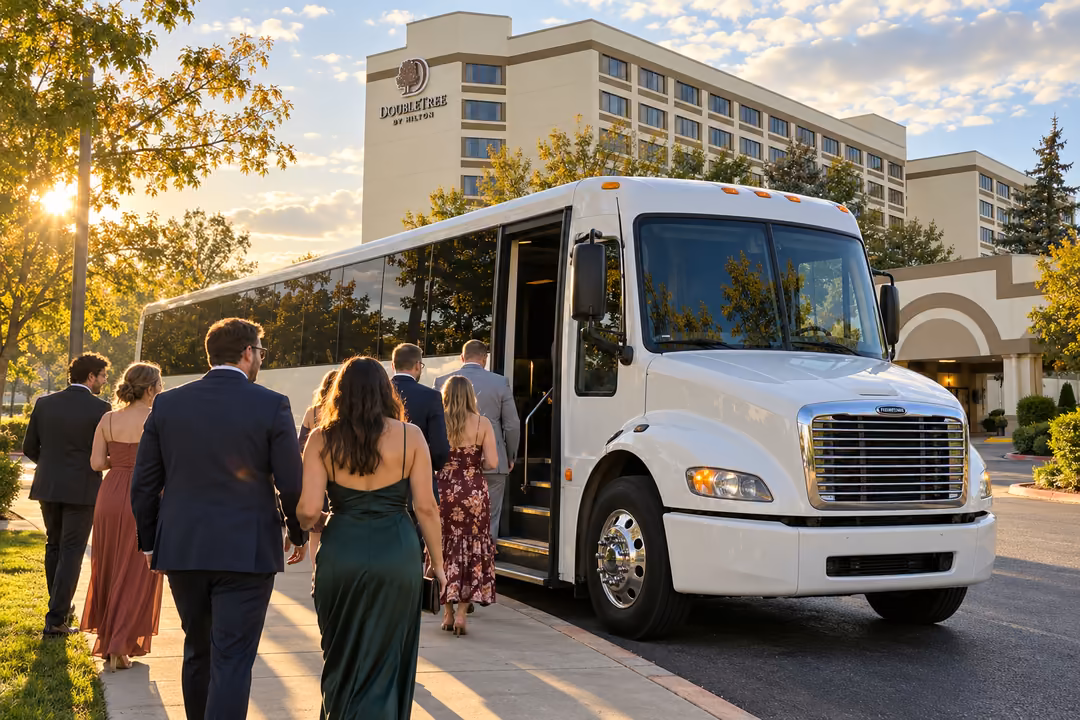 Wedding party bus rentals in Grand Junction Colorado
