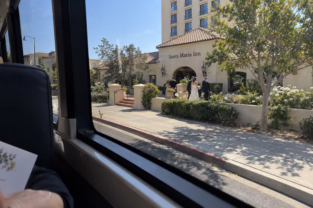 Wedding party bus rentals in Santa Maria