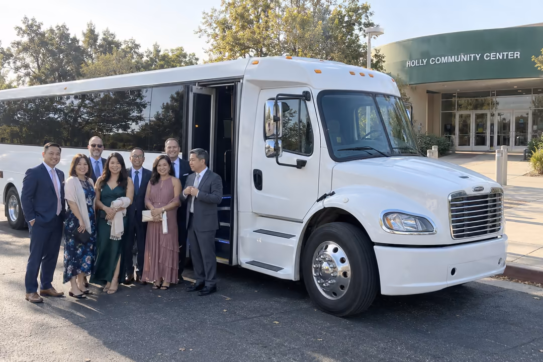 Wedding party buses in Union City