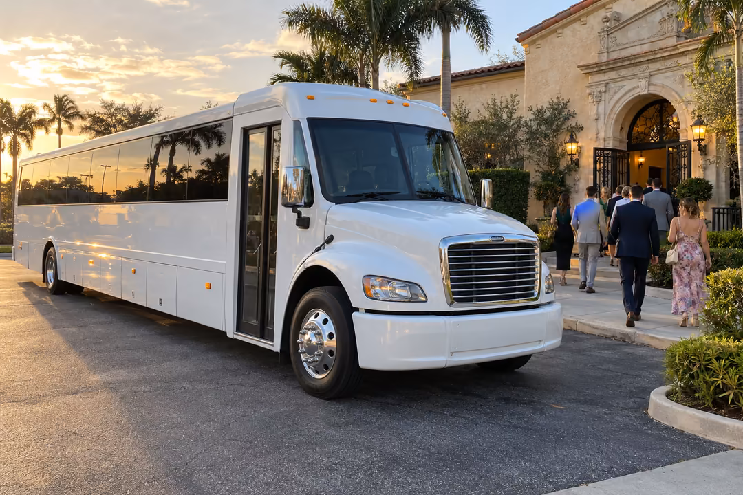 Wedding shuttle bus rentals in Boynton Beach