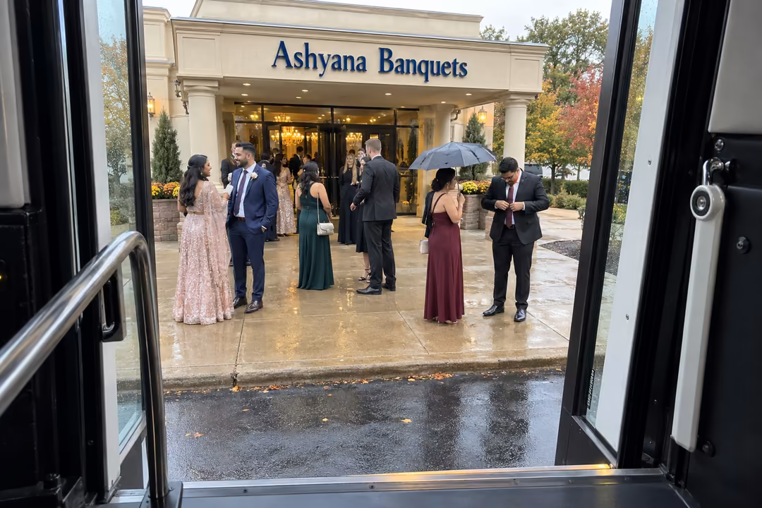 Wedding shuttle bus rentals in Downers Grove Illinois