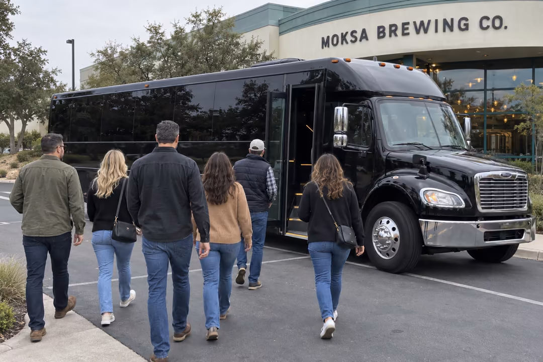 Wine Trail and brewery tour party buses from Rocklin