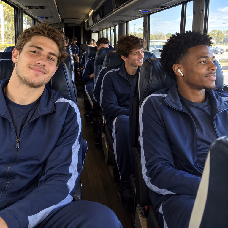 sports team bus