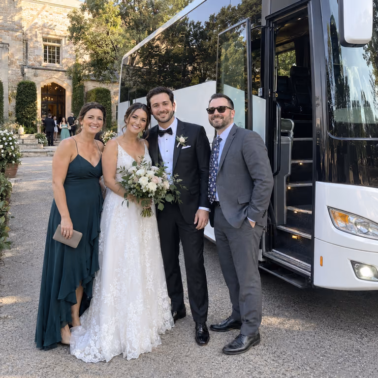 wedding bus rental