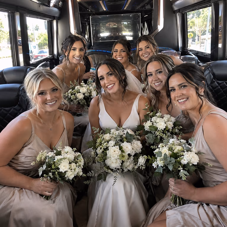 wedding party bus