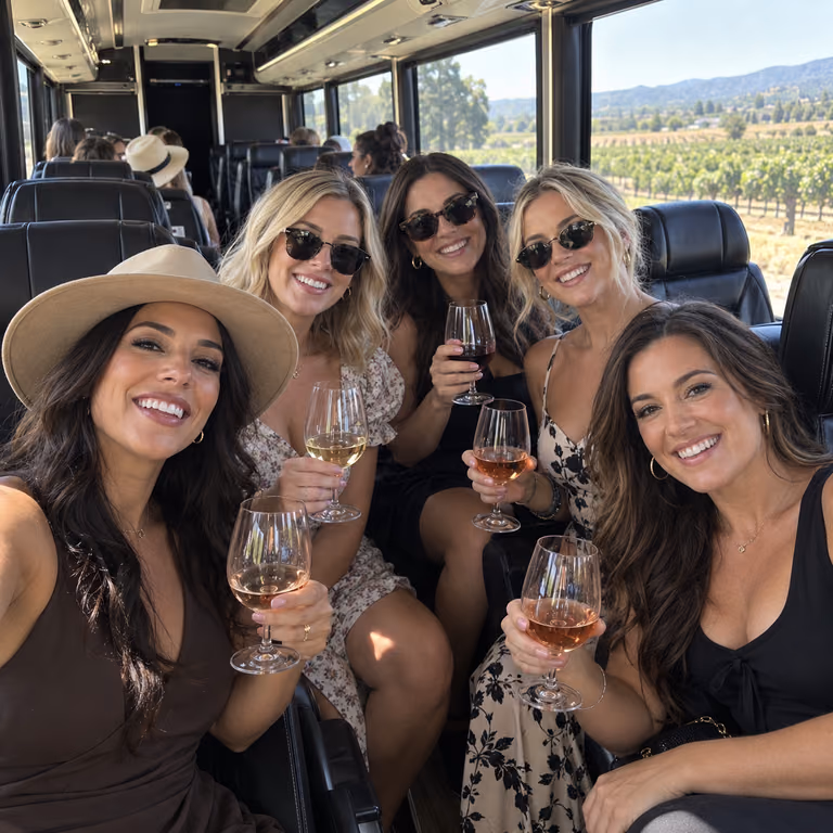 winery tour bus