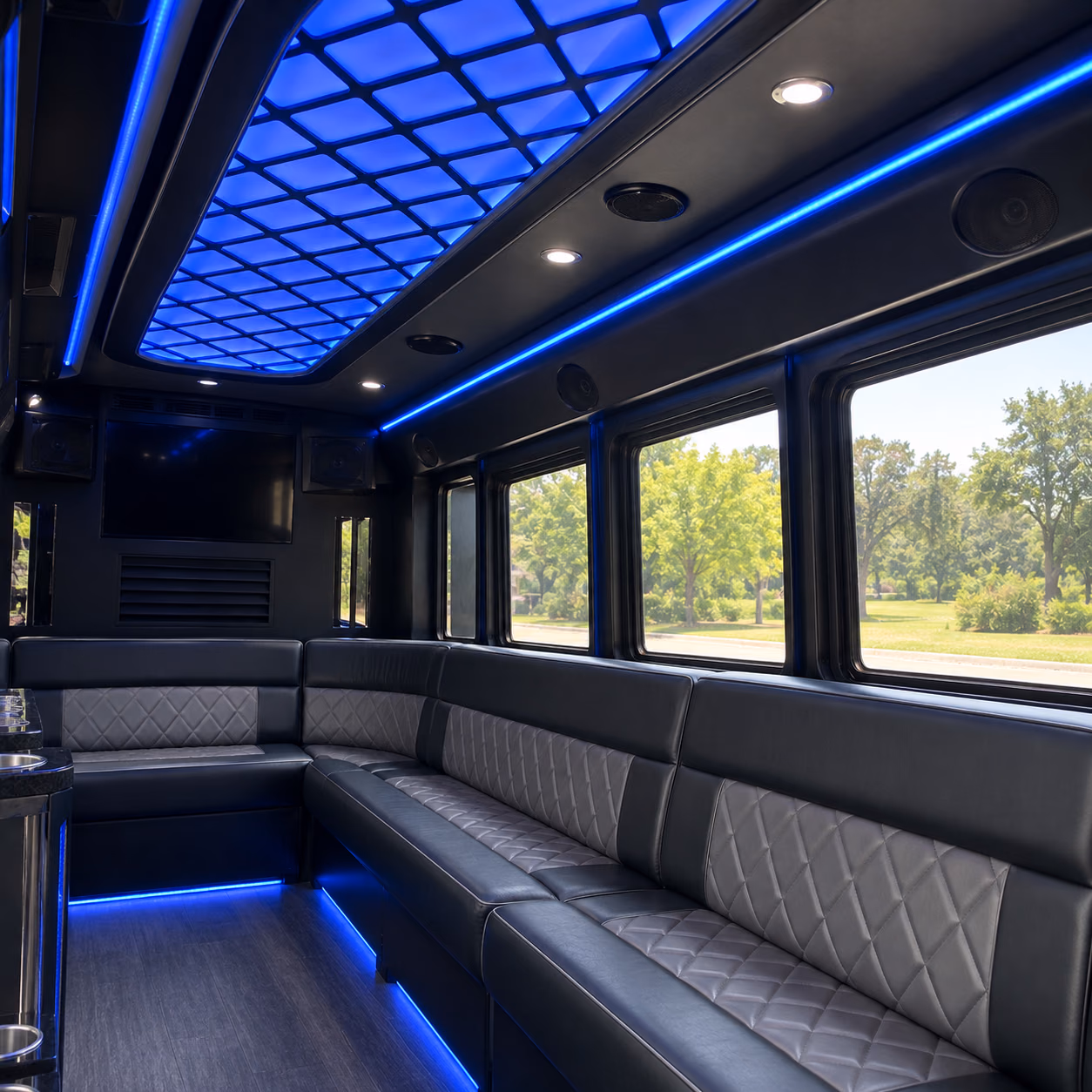 party bus led party lighting