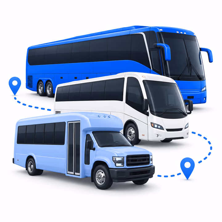 powered by a network of bus companies competing for you