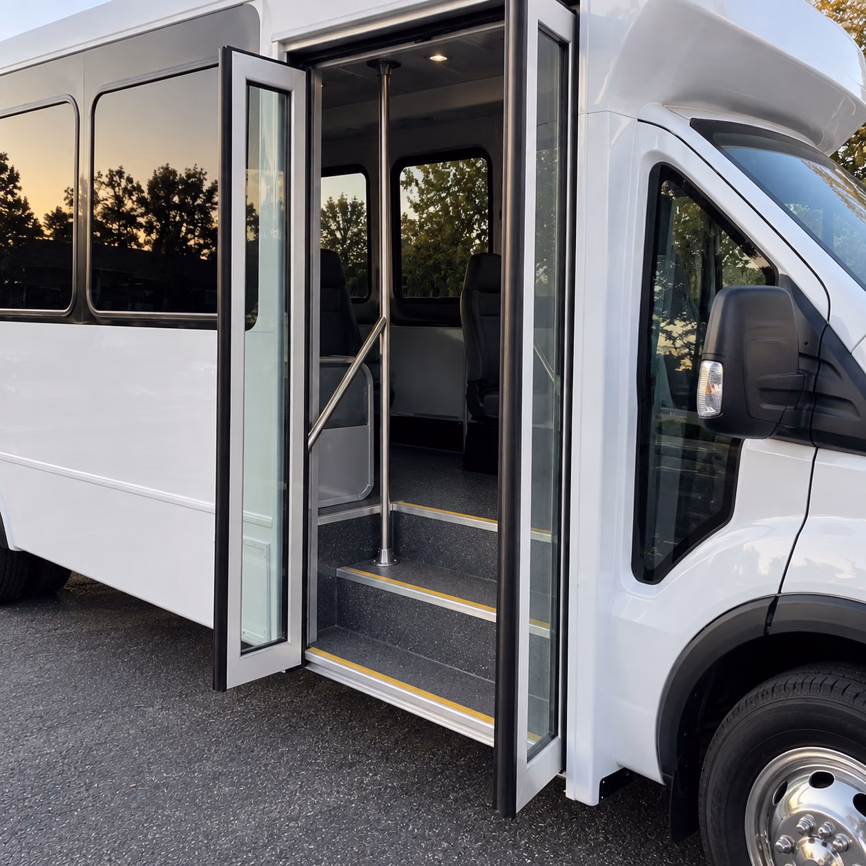 minibus entry steps