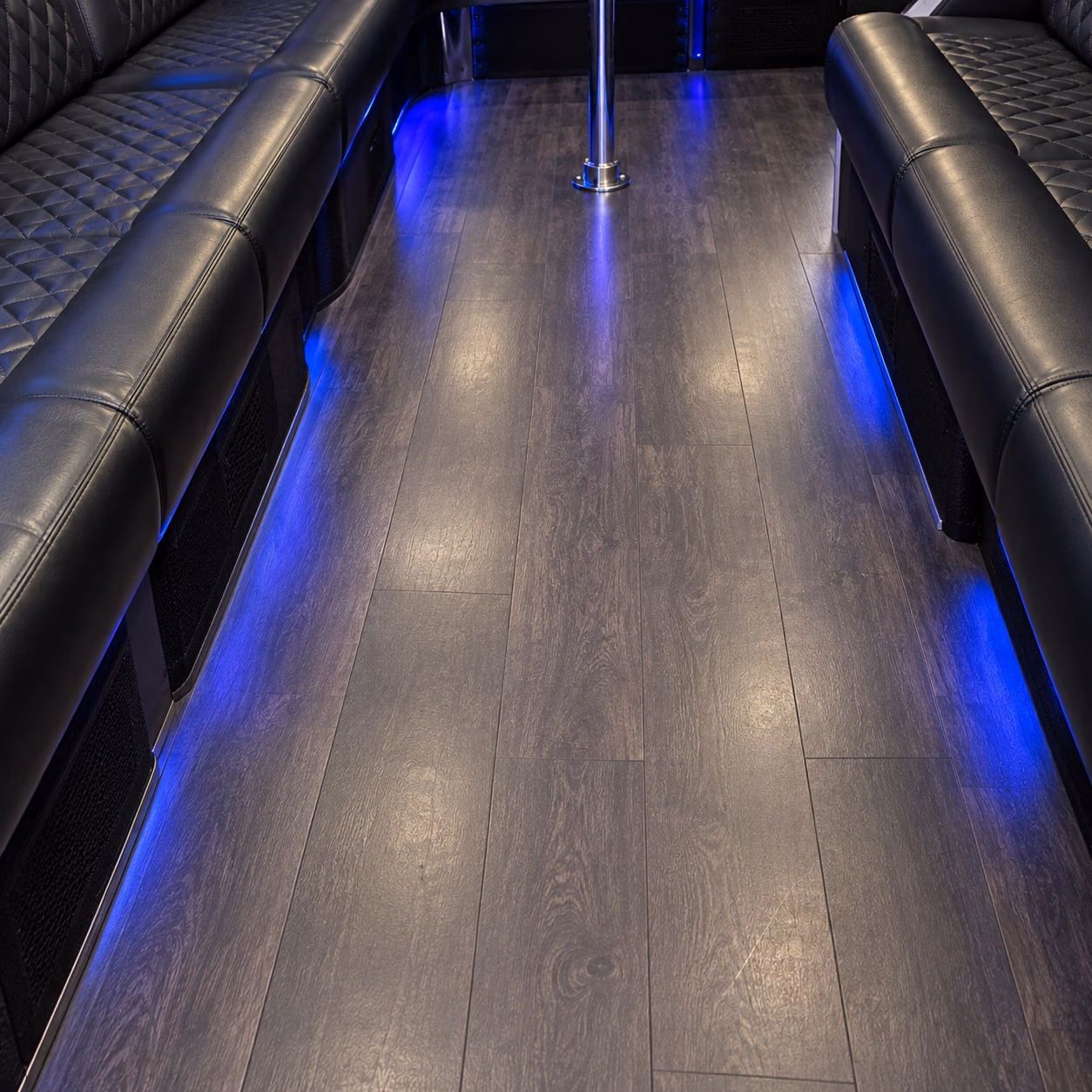 party bus dance floor