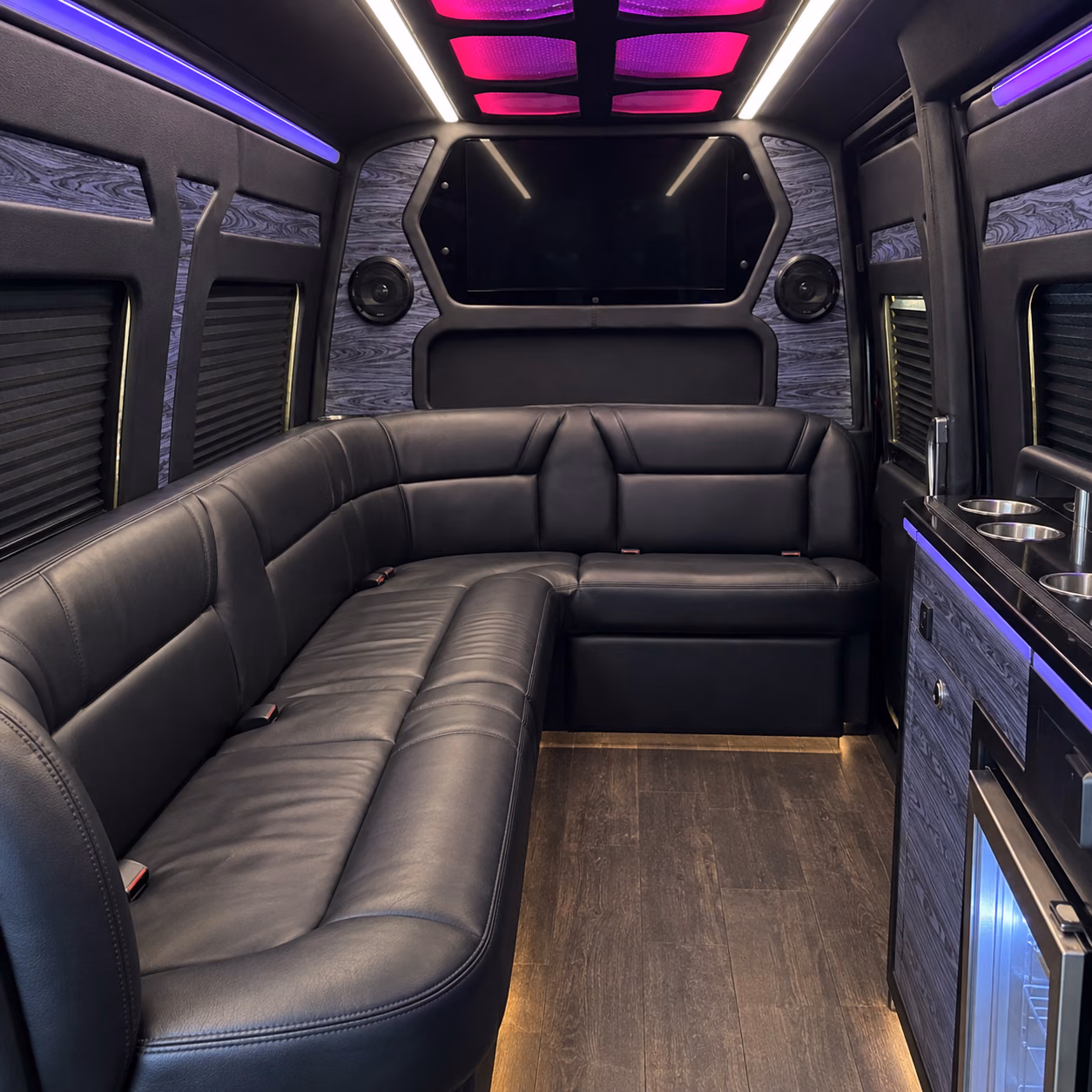 sprinter limo j seating