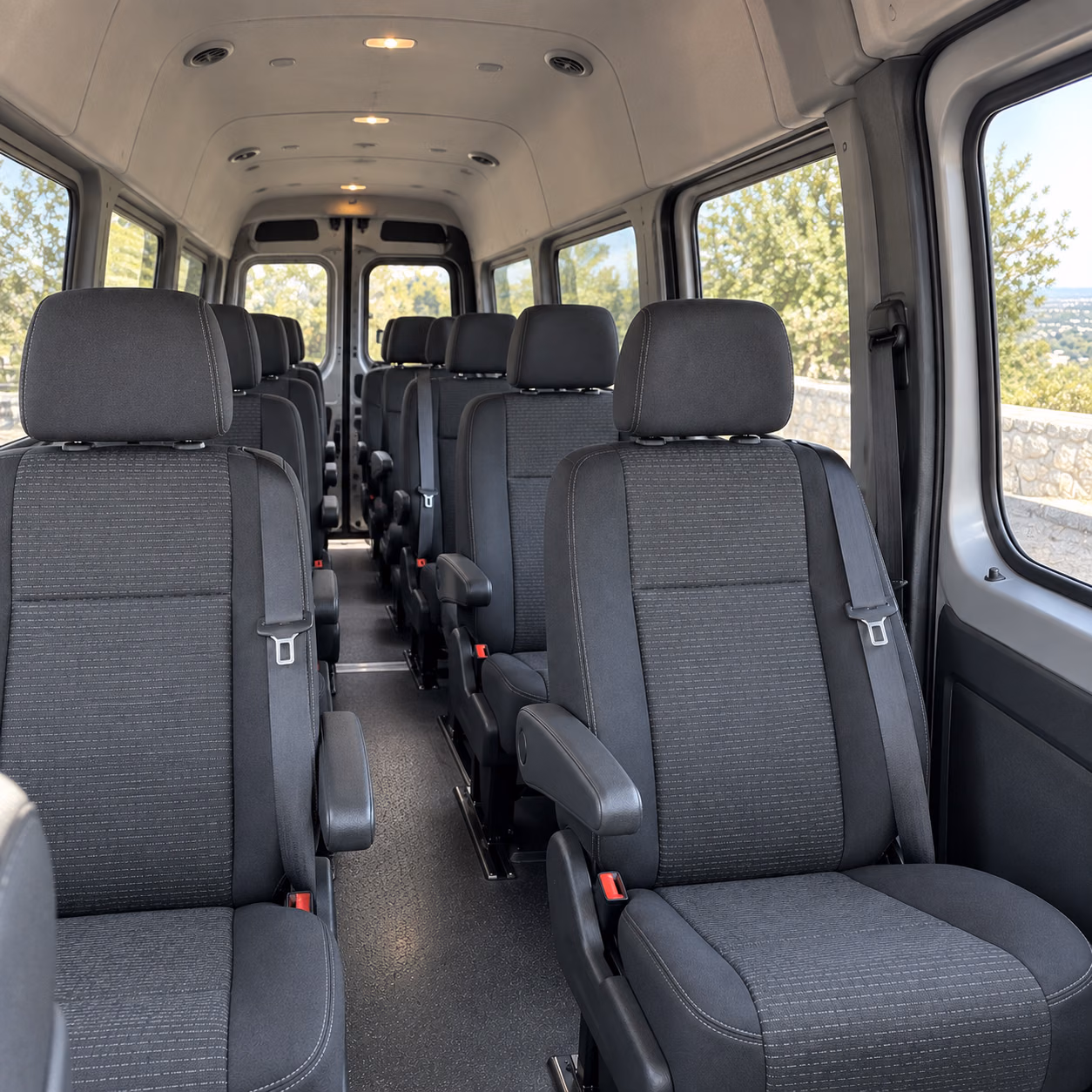 sprinter van high roof cabin