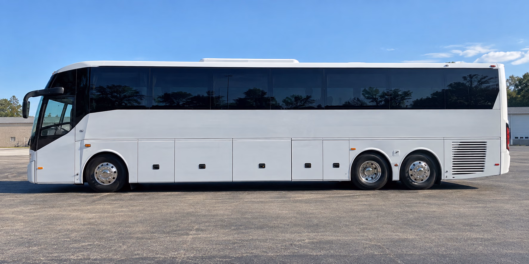 40 to 45 feet of coach