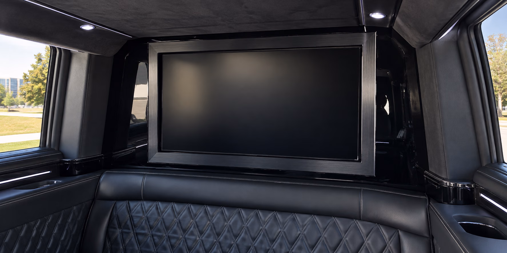 limousine tv screens
