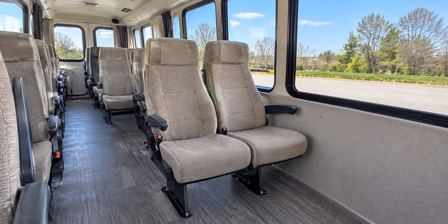 minibus high back reclining seats