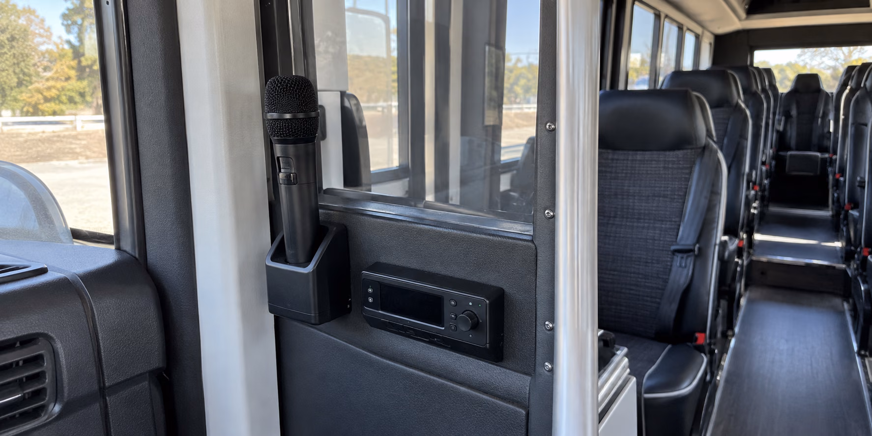 minibus pa system with wireless mic