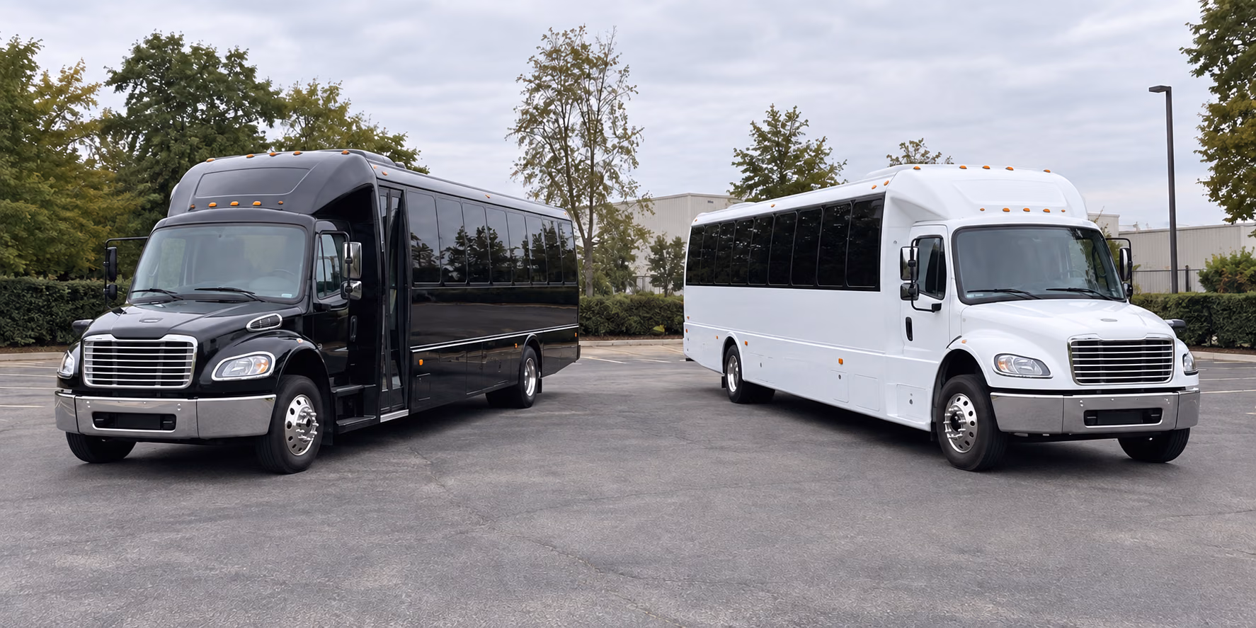 party bus exterior colors to match your event