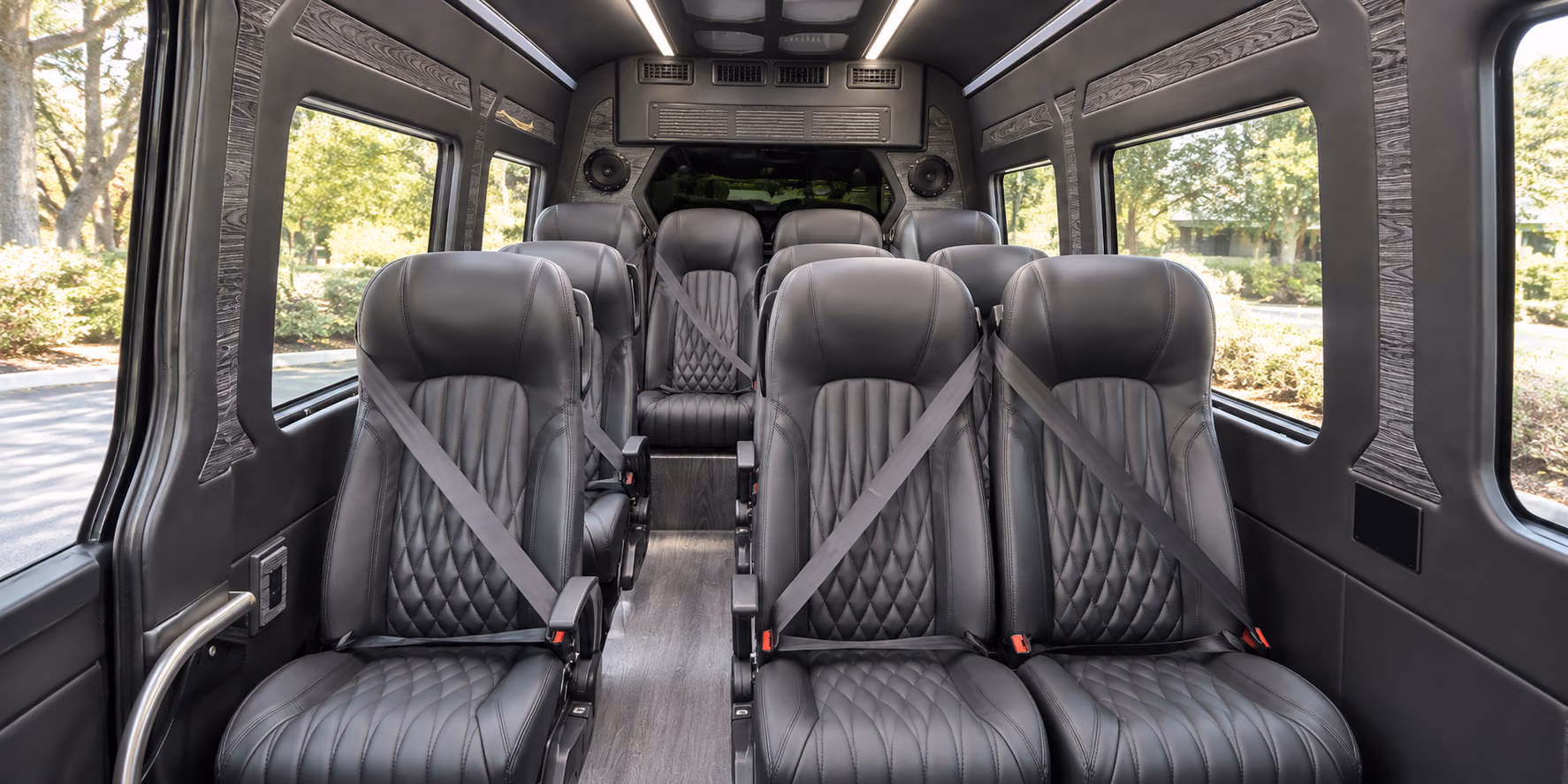 sprinter van up to 14 passengers