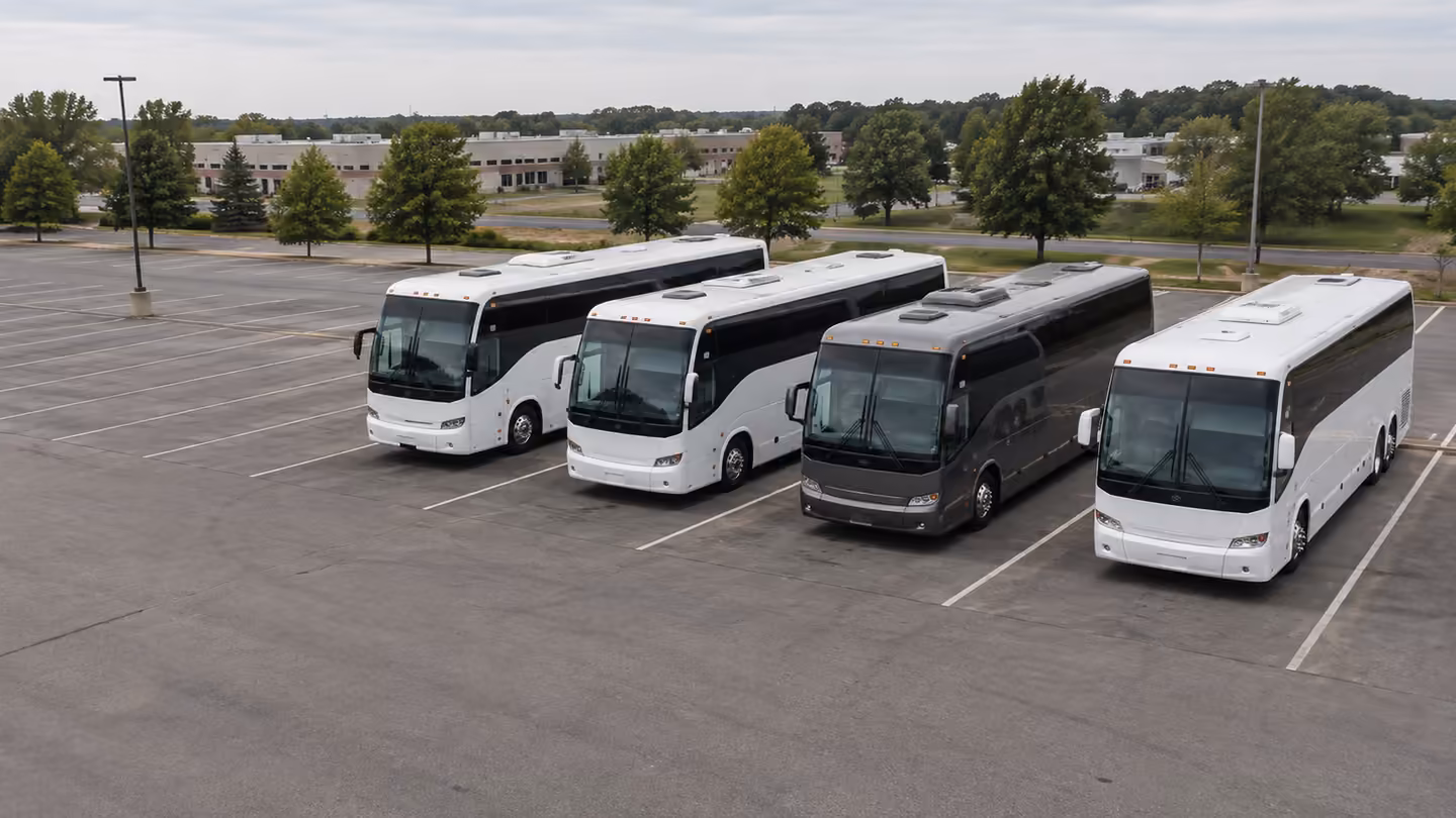 Party bus and charter bus rentals near you