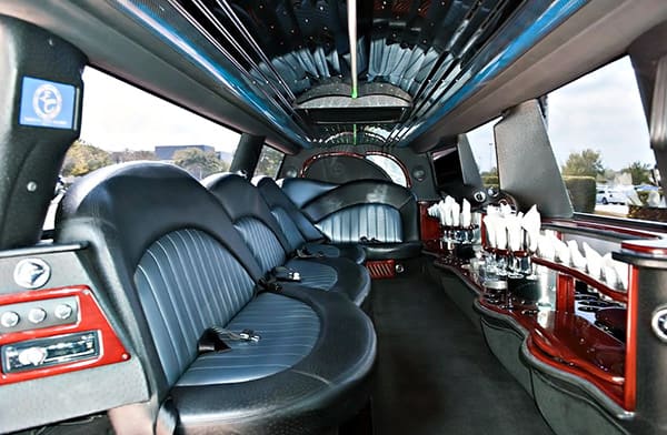 Lincoln Stretch Limos Interior