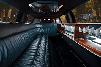 white limo interior