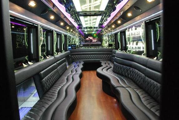 10 20 Passenger Party Buses Interior